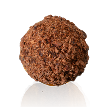 Unsere UNIKAT Schokoladen in einer Ganache kombiniert und mit Kakaonibs veredelt.