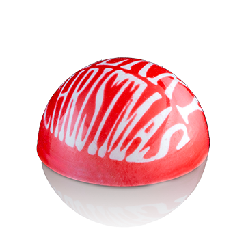 Eine Ganache aus Weißer Schokolade verfeinert mit purer Vanille.