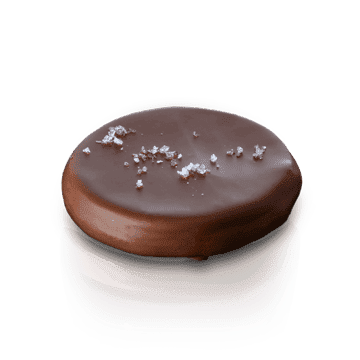 Gianduja aus karamellisierten Pekannüssen und Vollmilch Schokolade.